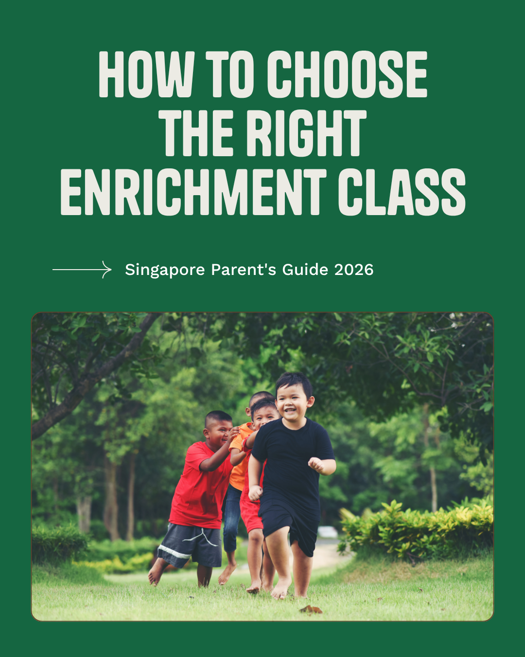 How to Choose the Right Enrichment Class for Your Child